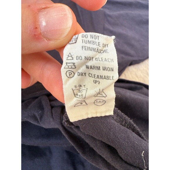 ESCADA Margaretha Ley Embroidered Bird Top Blouse |‎ Navy Blue | Womens Size 40 - Picture 10 of 16